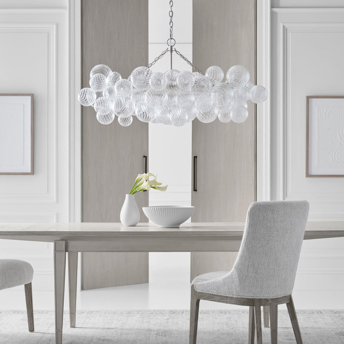 Ben candelabru Bile de sticlă Bubble modern
