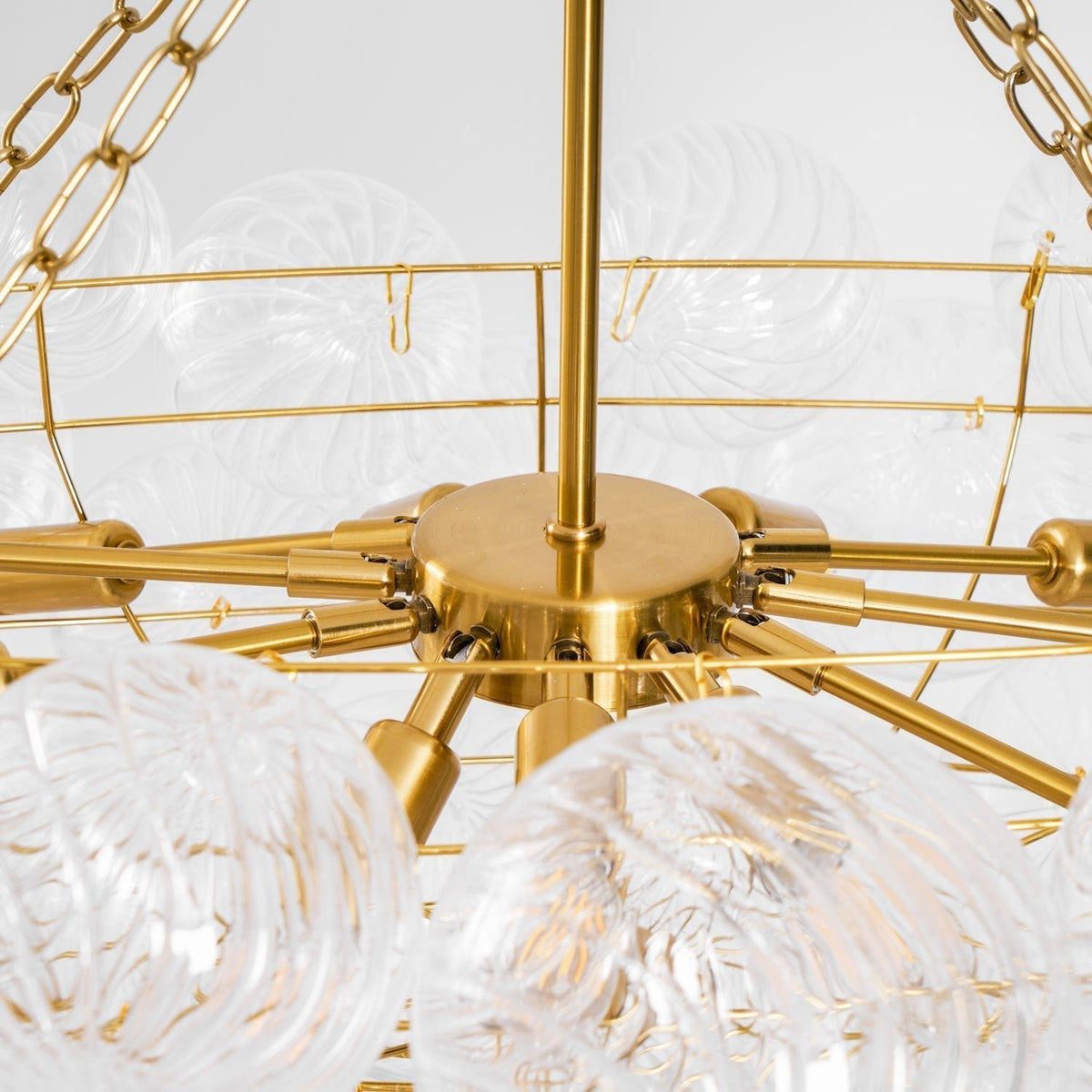 Ben candelabru Bile de sticlă Bubble modern