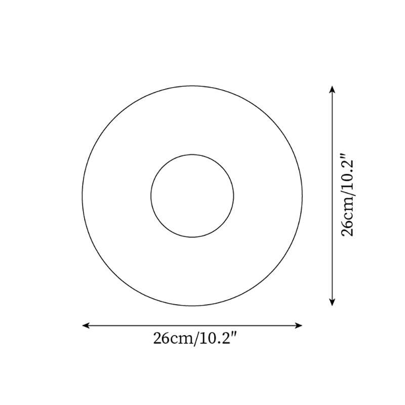 Aplică de perete cu disc ceramic texturat și accent din lemn pentru living, pentru zona de intrare, în stil modern