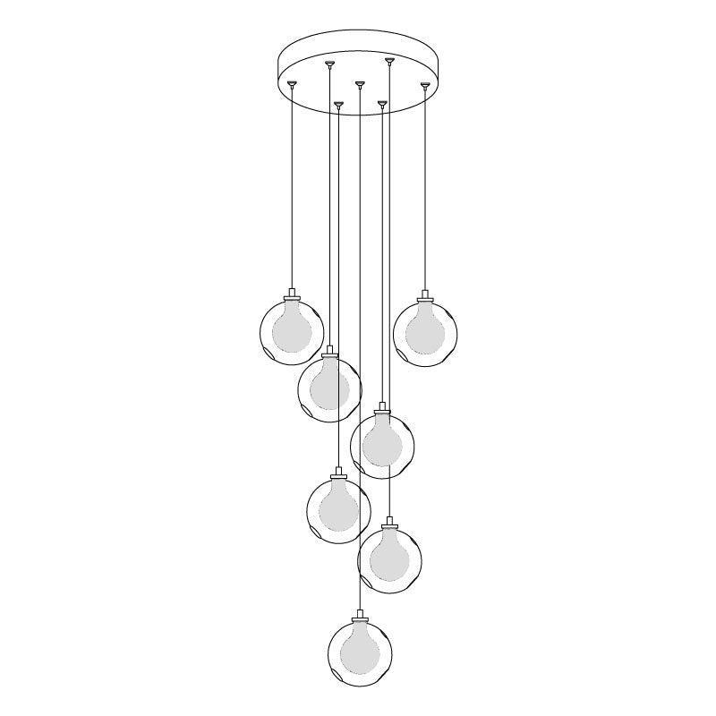 Galaxy candelabru