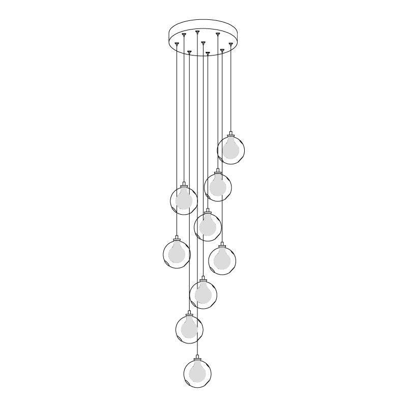 Galaxy candelabru