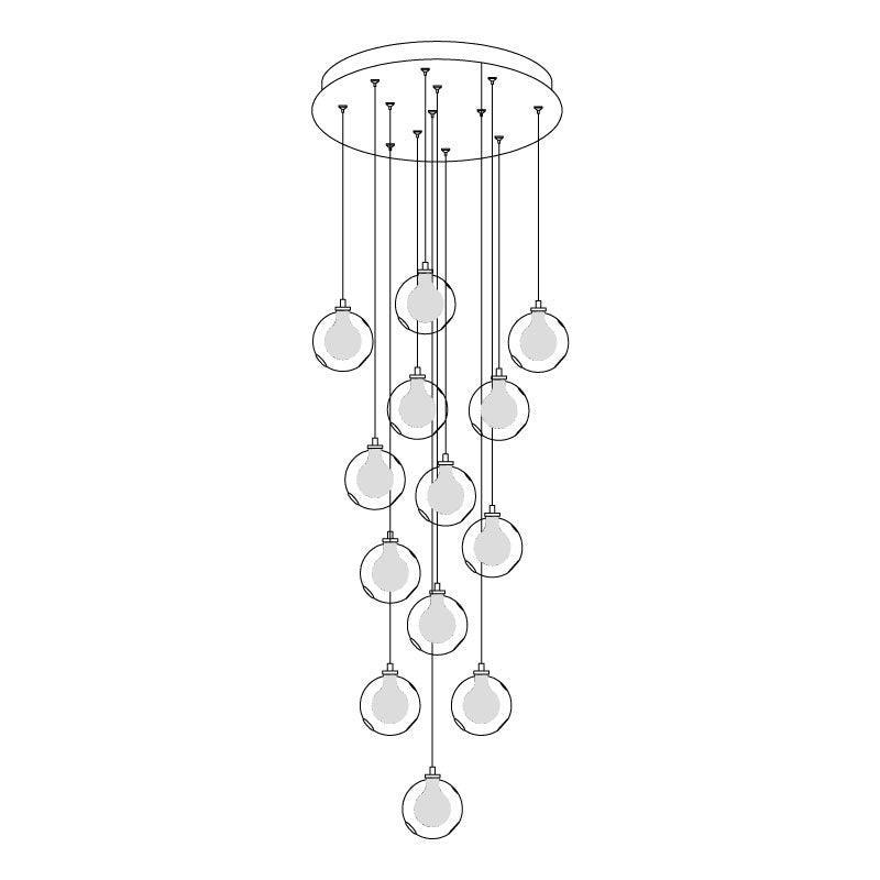 Galaxy candelabru