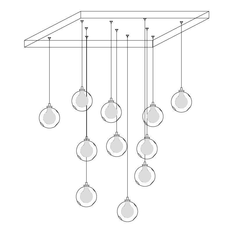Galaxy candelabru