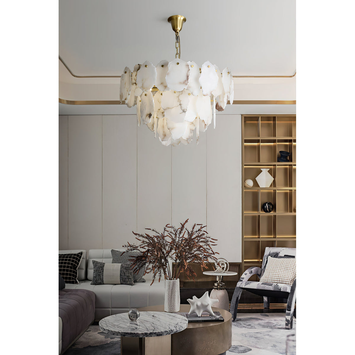 Nivorian candelabru din alabastru
