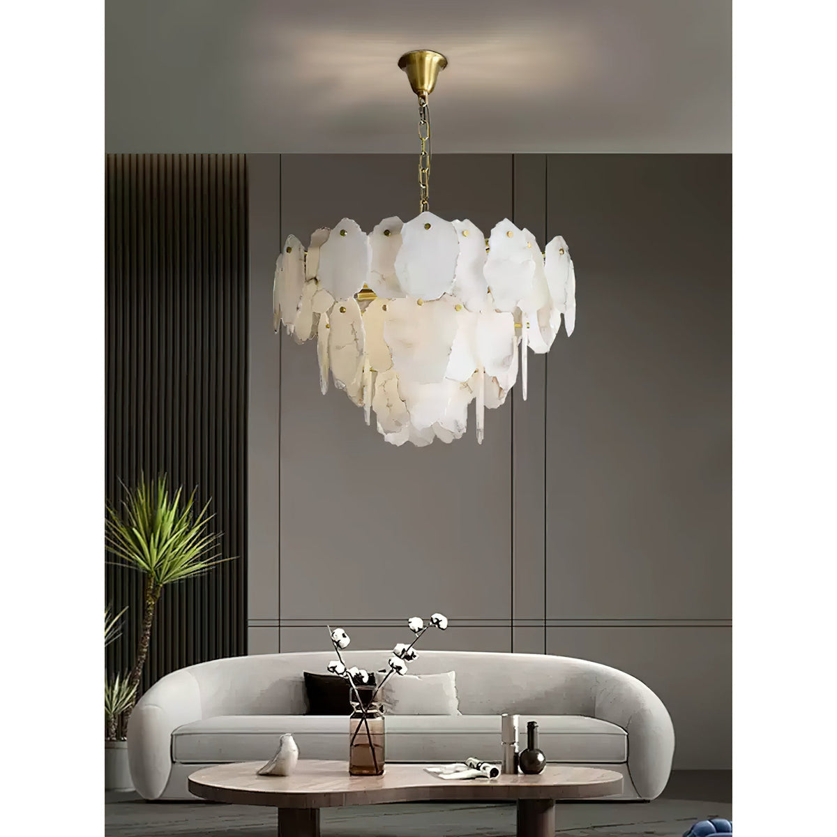Nivorian candelabru din alabastru