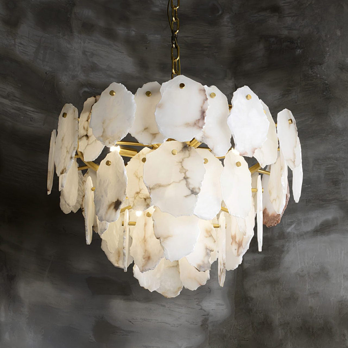Nivorian candelabru din alabastru