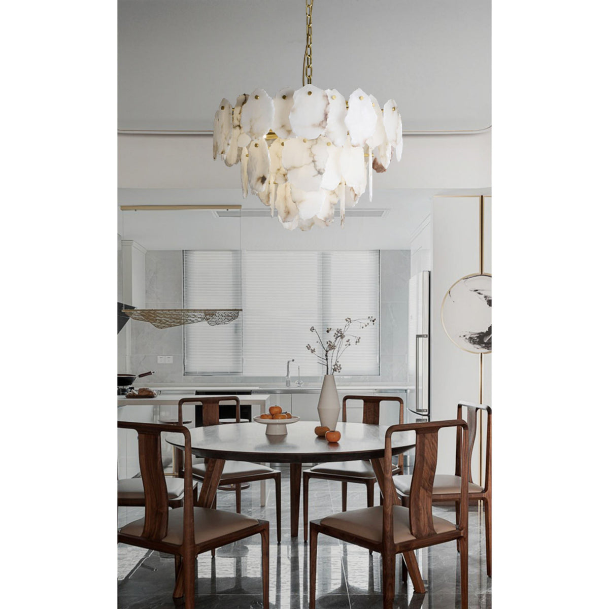 Nivorian candelabru din alabastru