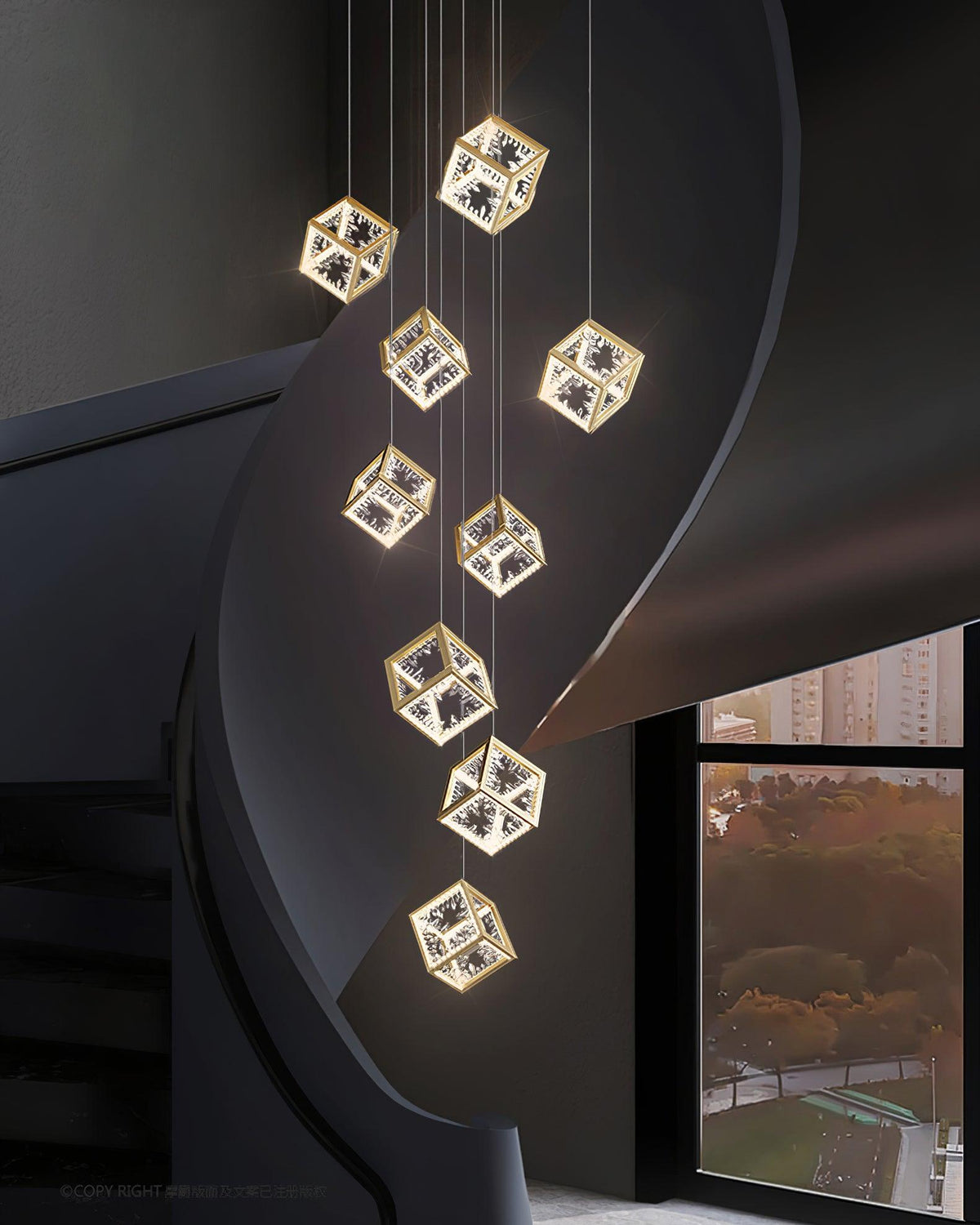 Lattice candelabru