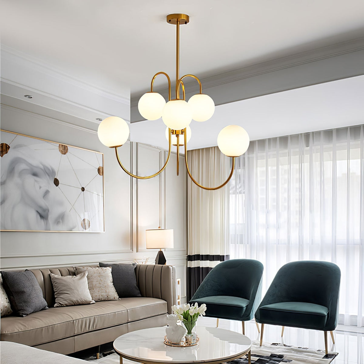 Lumenine candelabru