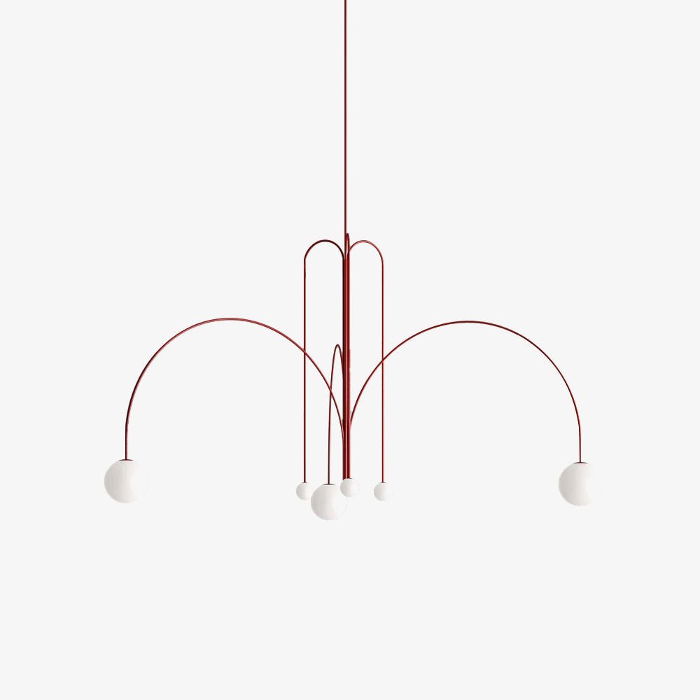 Rivorora candelabru, modern, cu glob