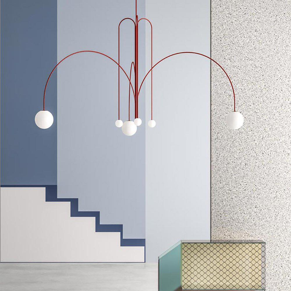 Rivorora candelabru, modern, cu glob