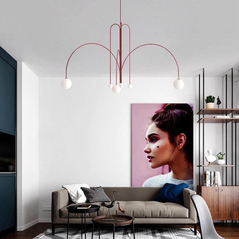 Rivorora candelabru, modern, cu glob