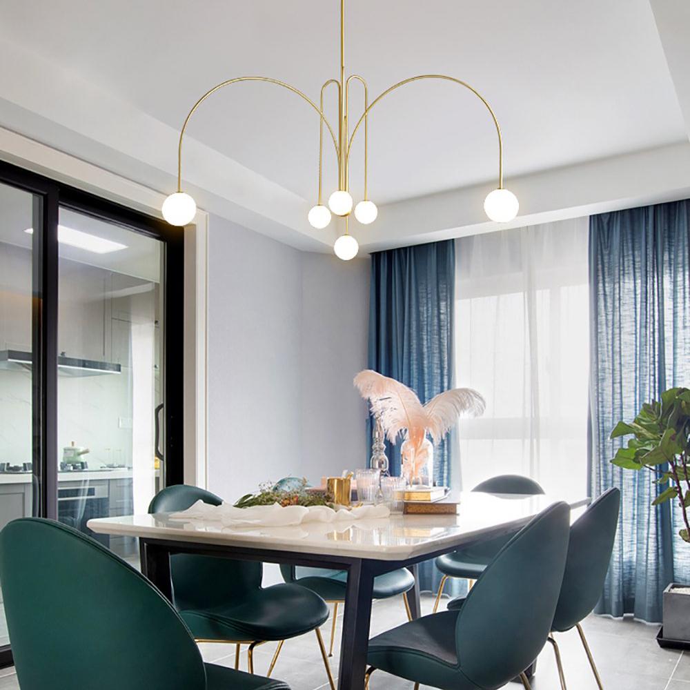 Rivorora candelabru, modern, cu glob