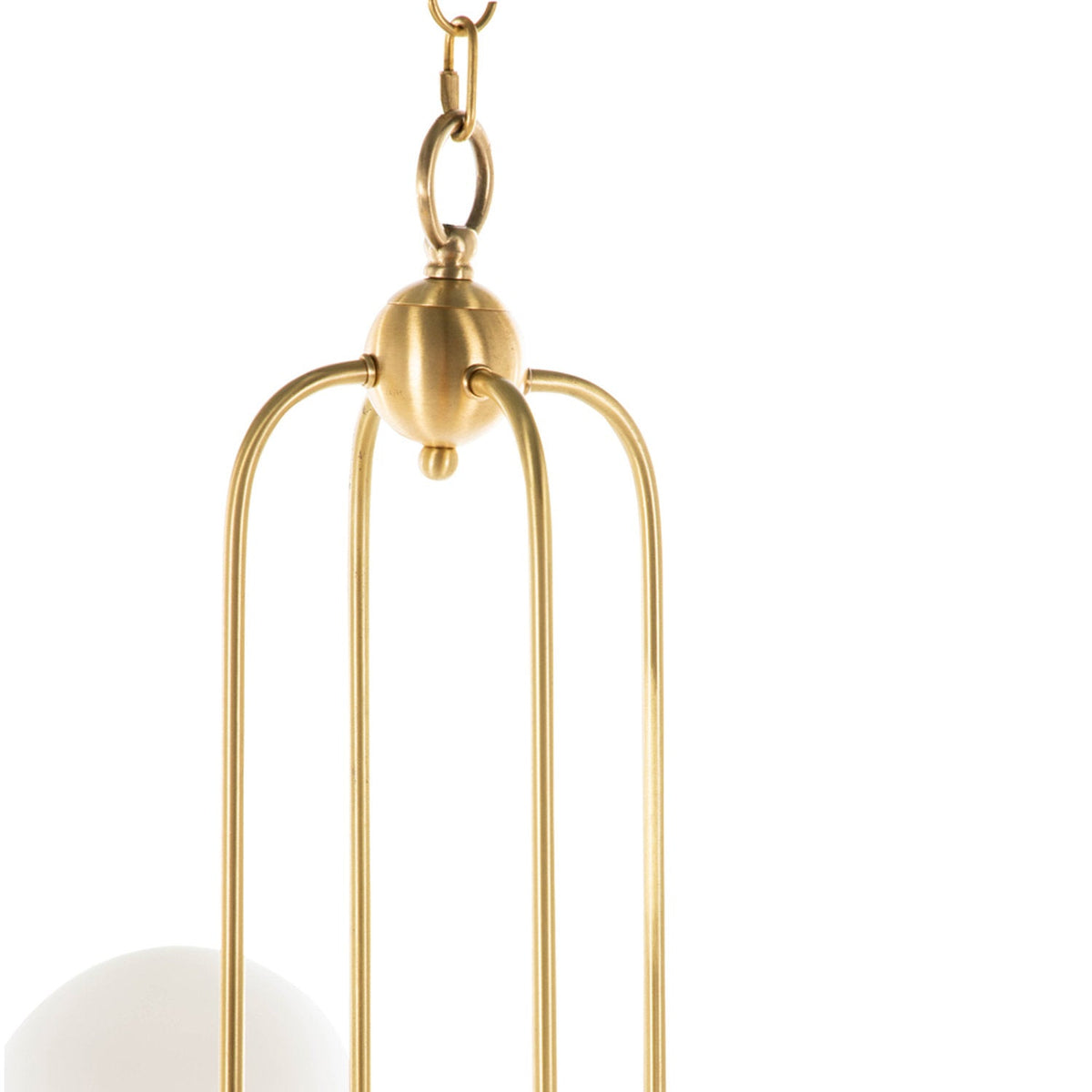 Mjolkuvyi candelabru modern, minimalist din sticlă din metal