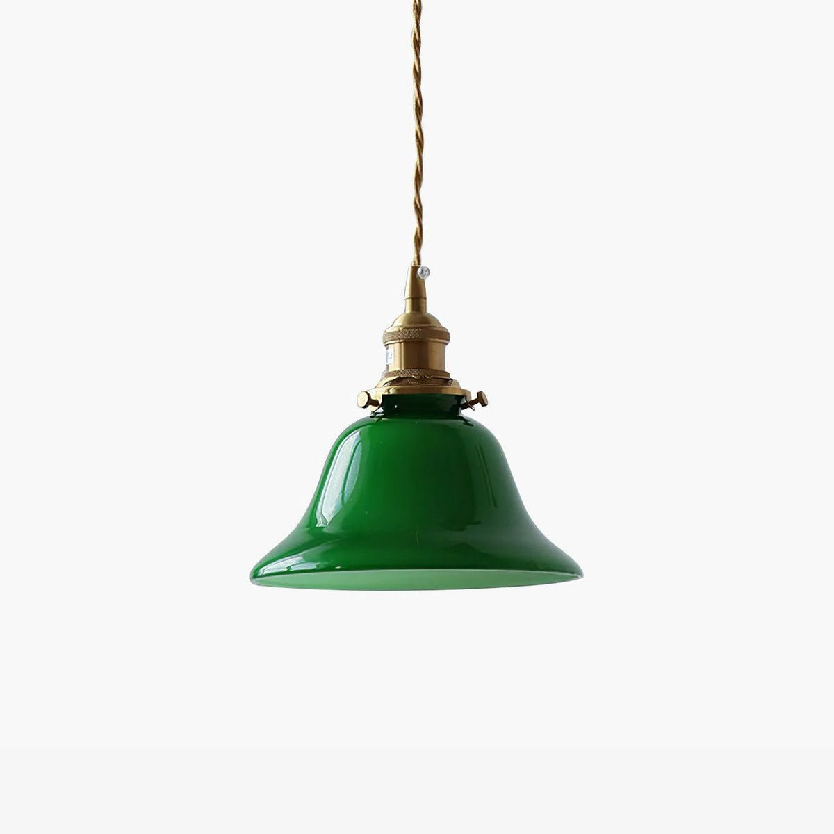 Jovanth lampă suspendată retro din alamă