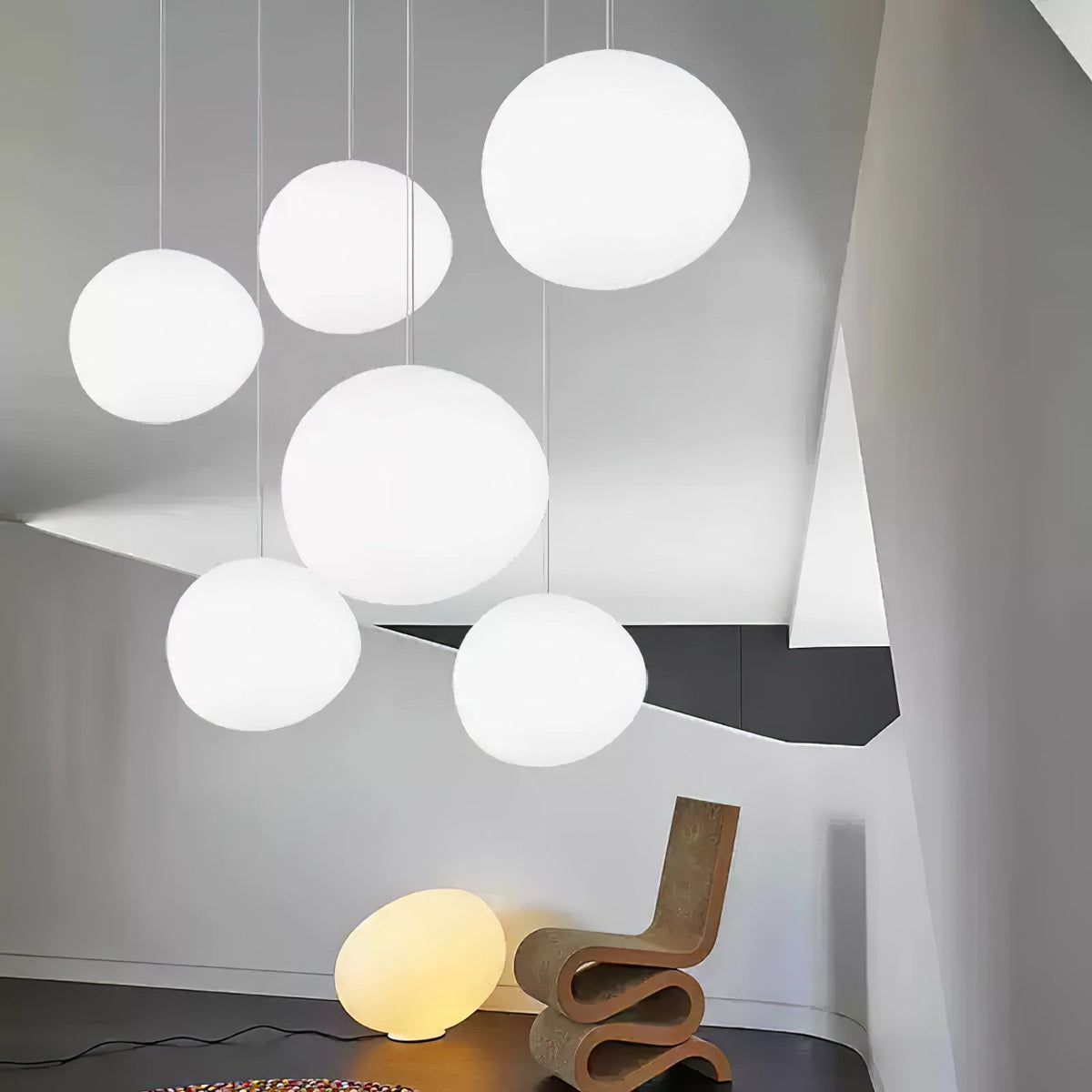 Riveaine lampă suspendată Scandinavian