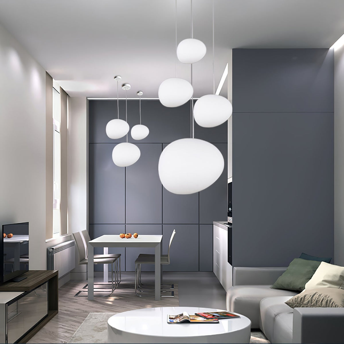 Riveaine lampă suspendată Scandinavian