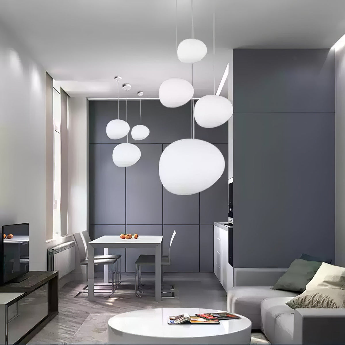 Riveaine lampă suspendată Scandinavian