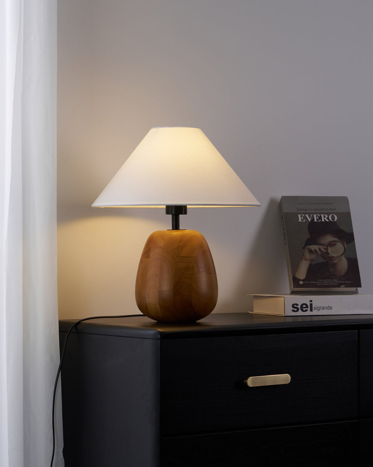 Lindenier lampă de masă din lemn
