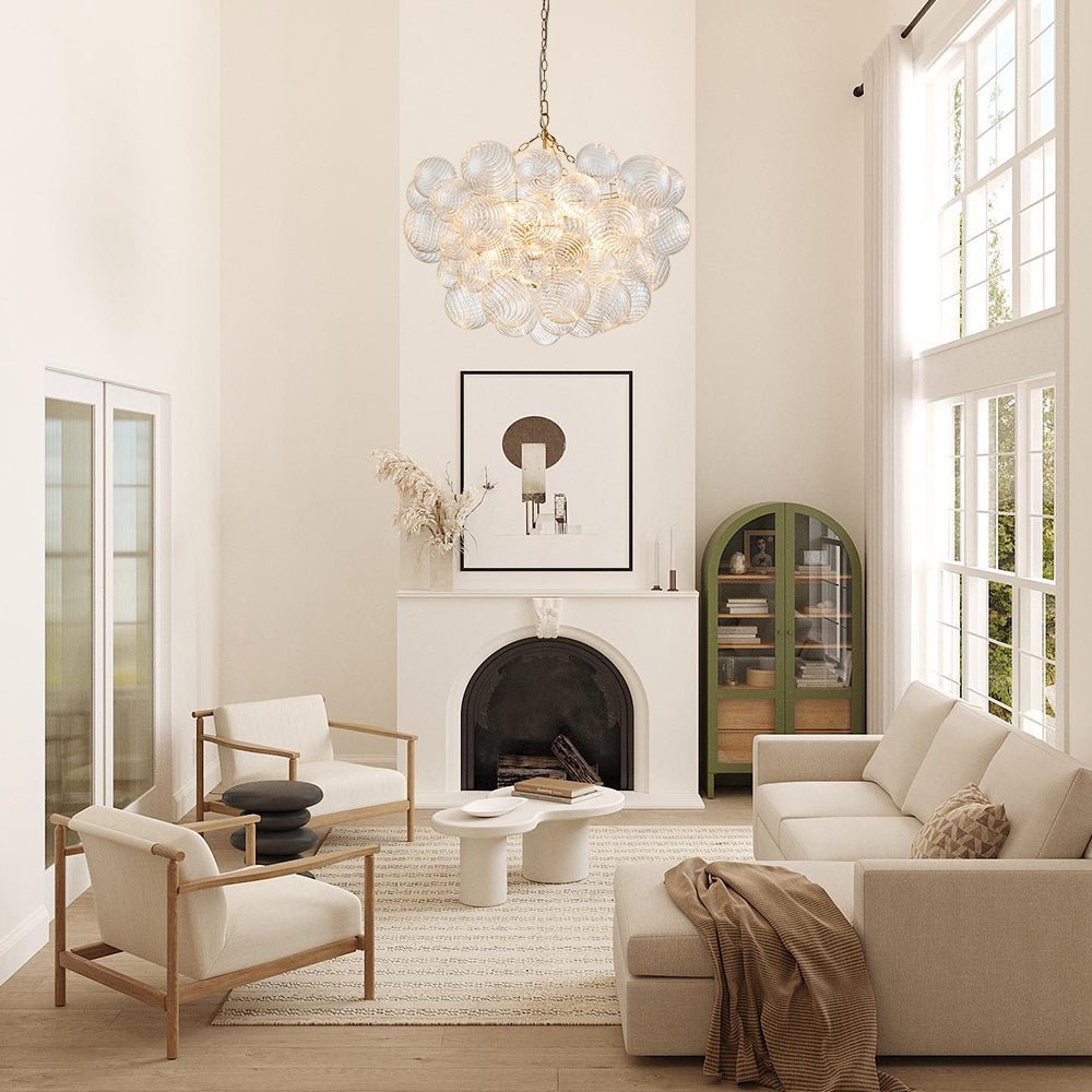 Ben candelabru Bile de sticlă Bubble modern