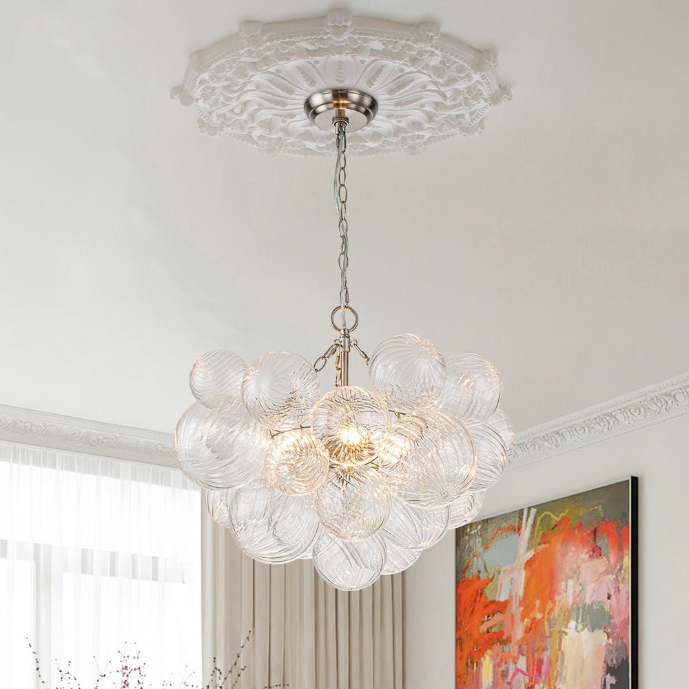 Ben candelabru Bile de sticlă Bubble modern