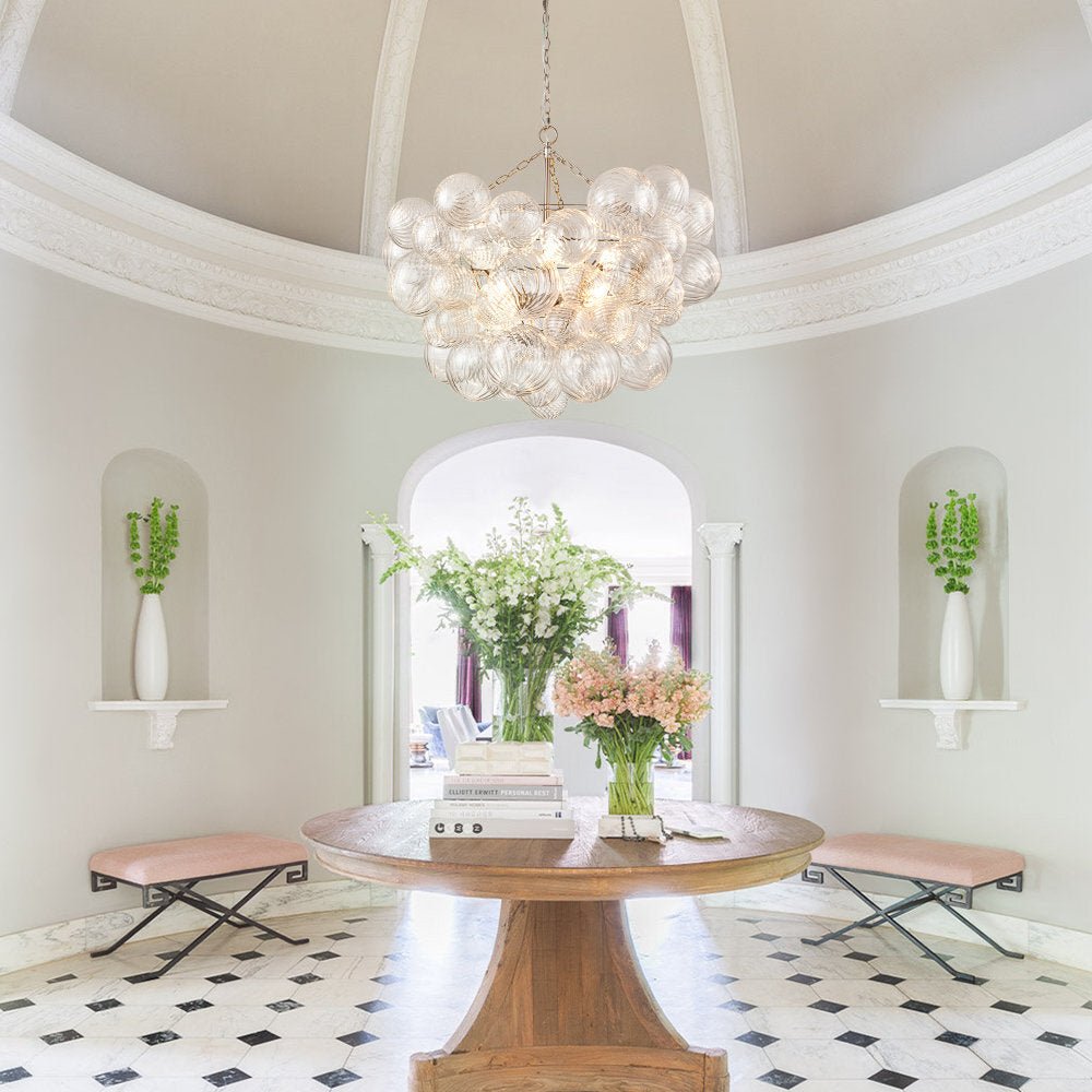 Ben candelabru Bile de sticlă Bubble modern