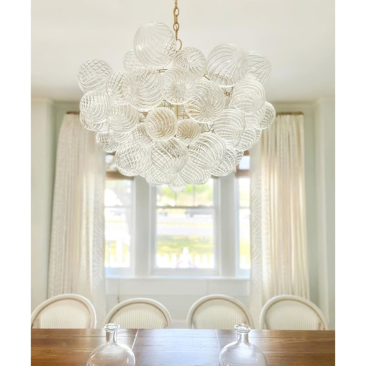 Ben candelabru Bile de sticlă Bubble modern
