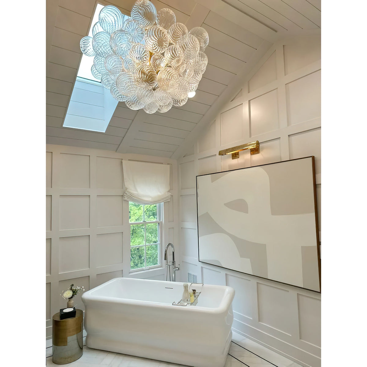 Ben candelabru Bile de sticlă Bubble modern