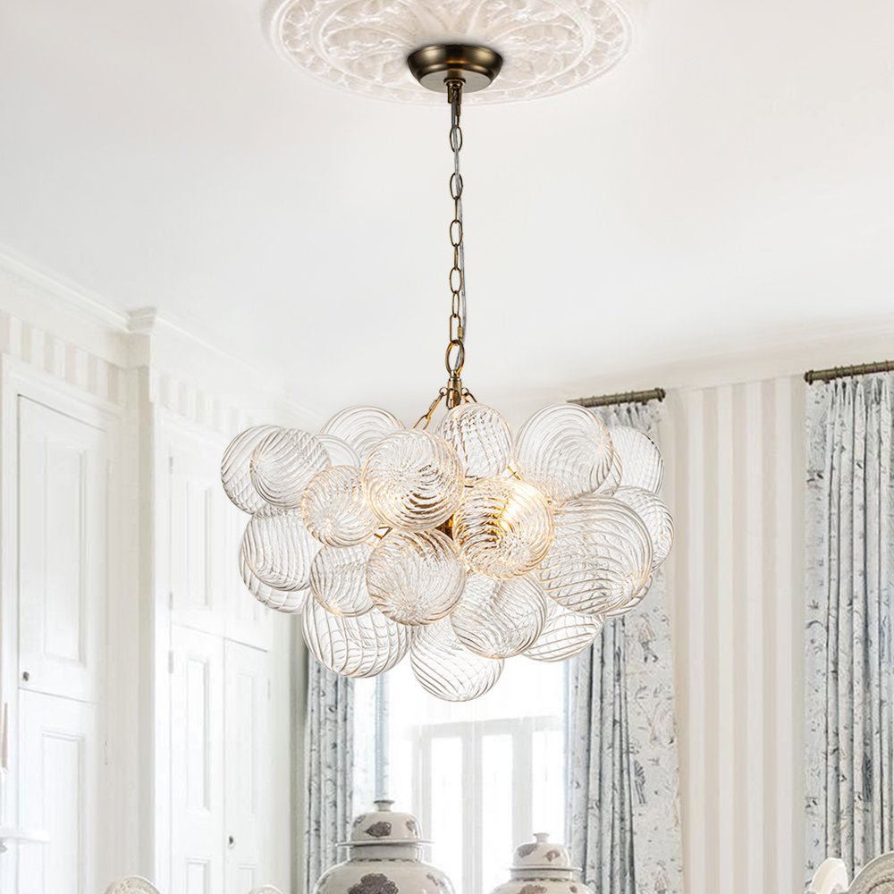 Ben candelabru Bile de sticlă Bubble modern