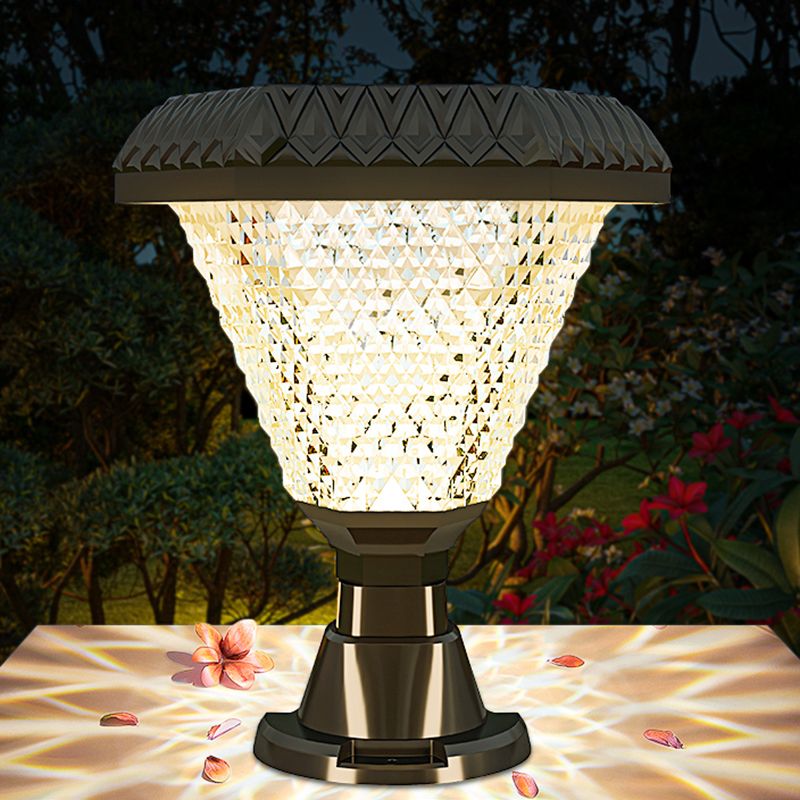 Ray modern Geometry Outdoor lampadar, negru