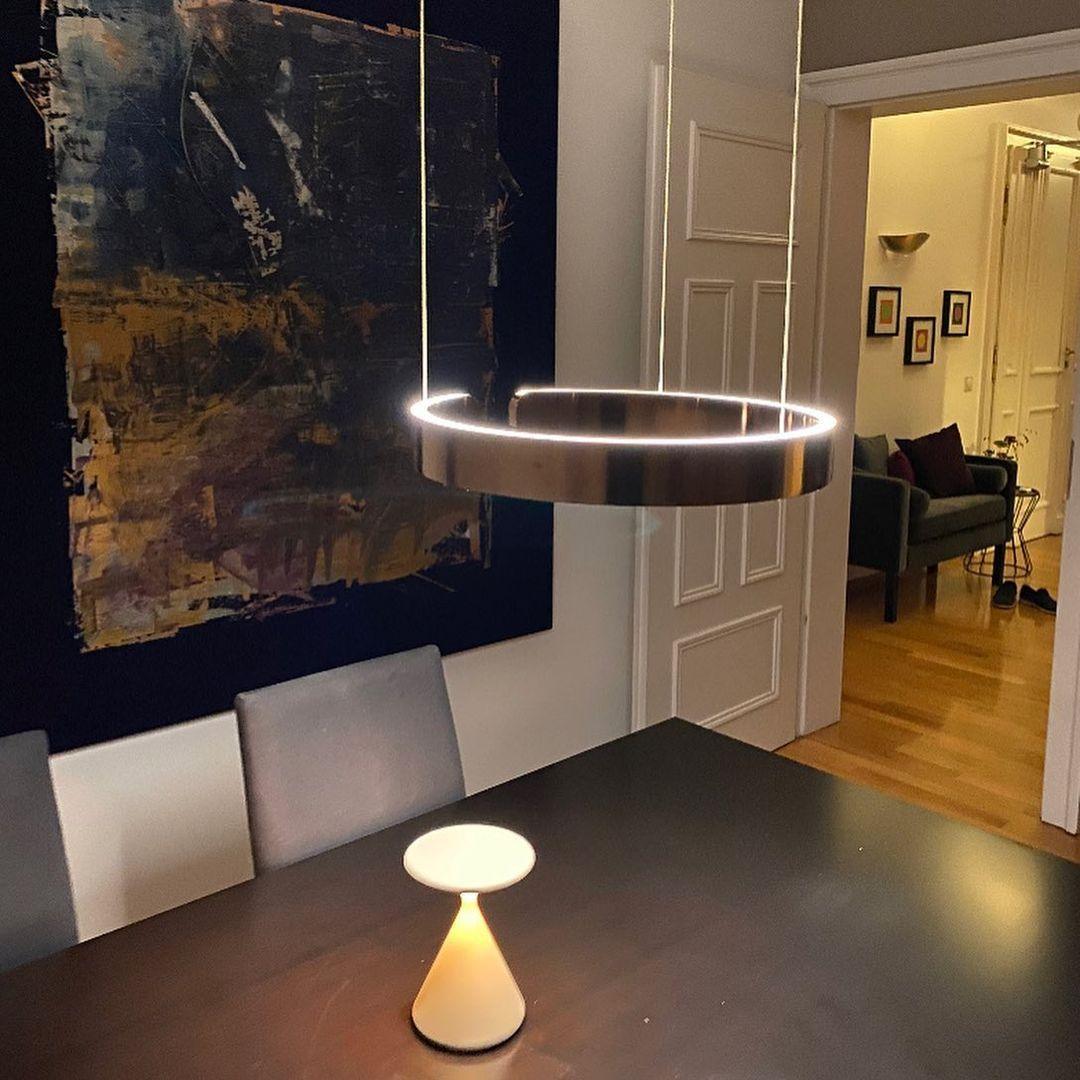 Ringe lampă suspendată