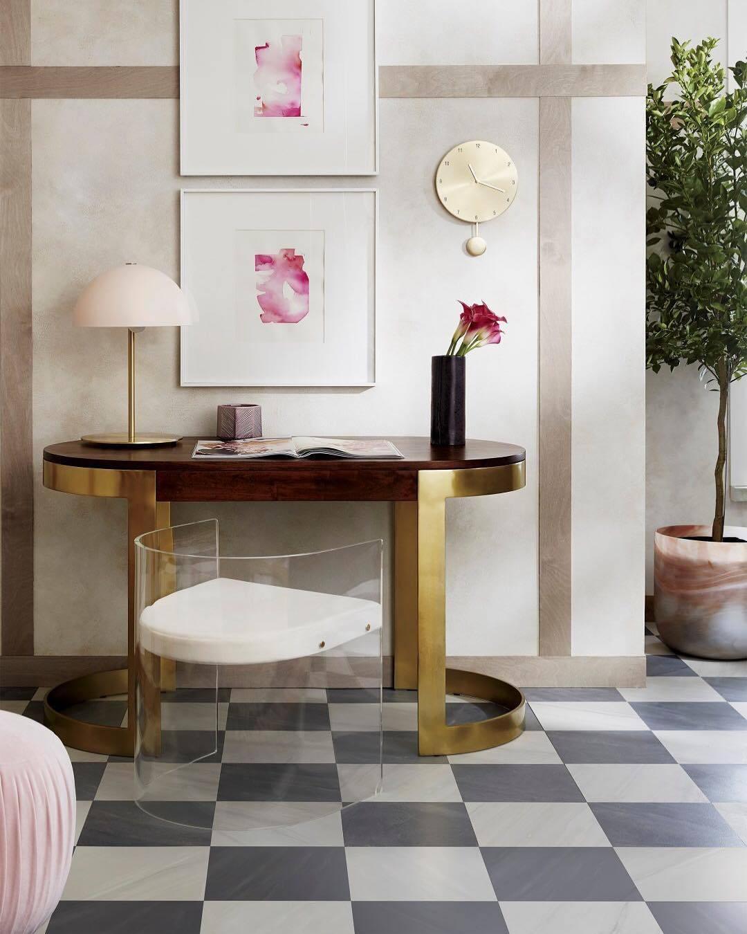 Brioth lampă de masă din acrilic în stil scandinav