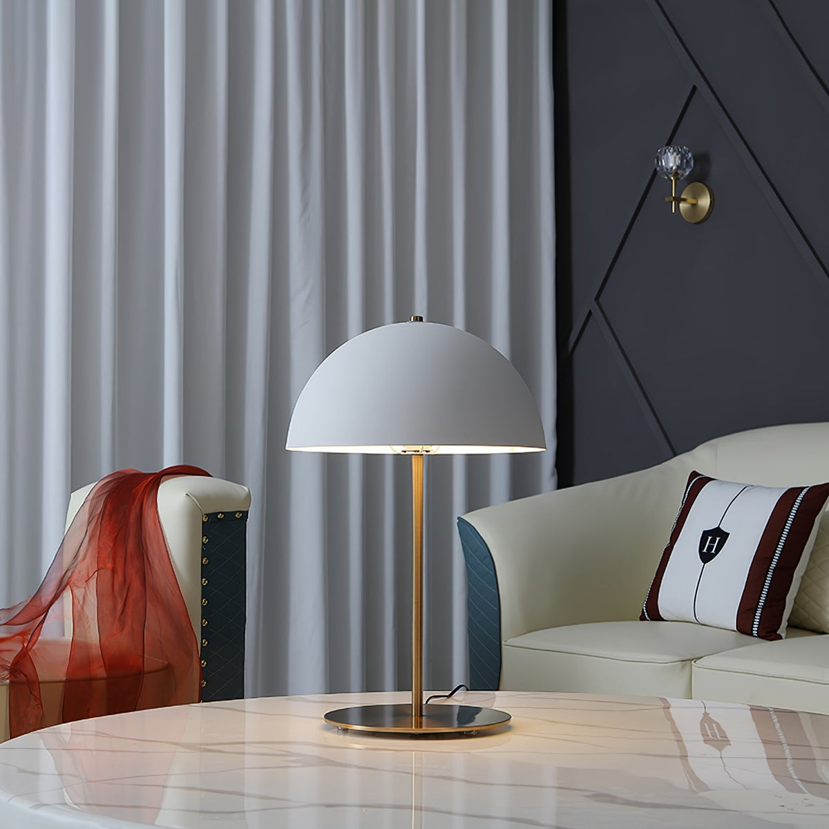 Brioth lampă de masă din acrilic în stil scandinav