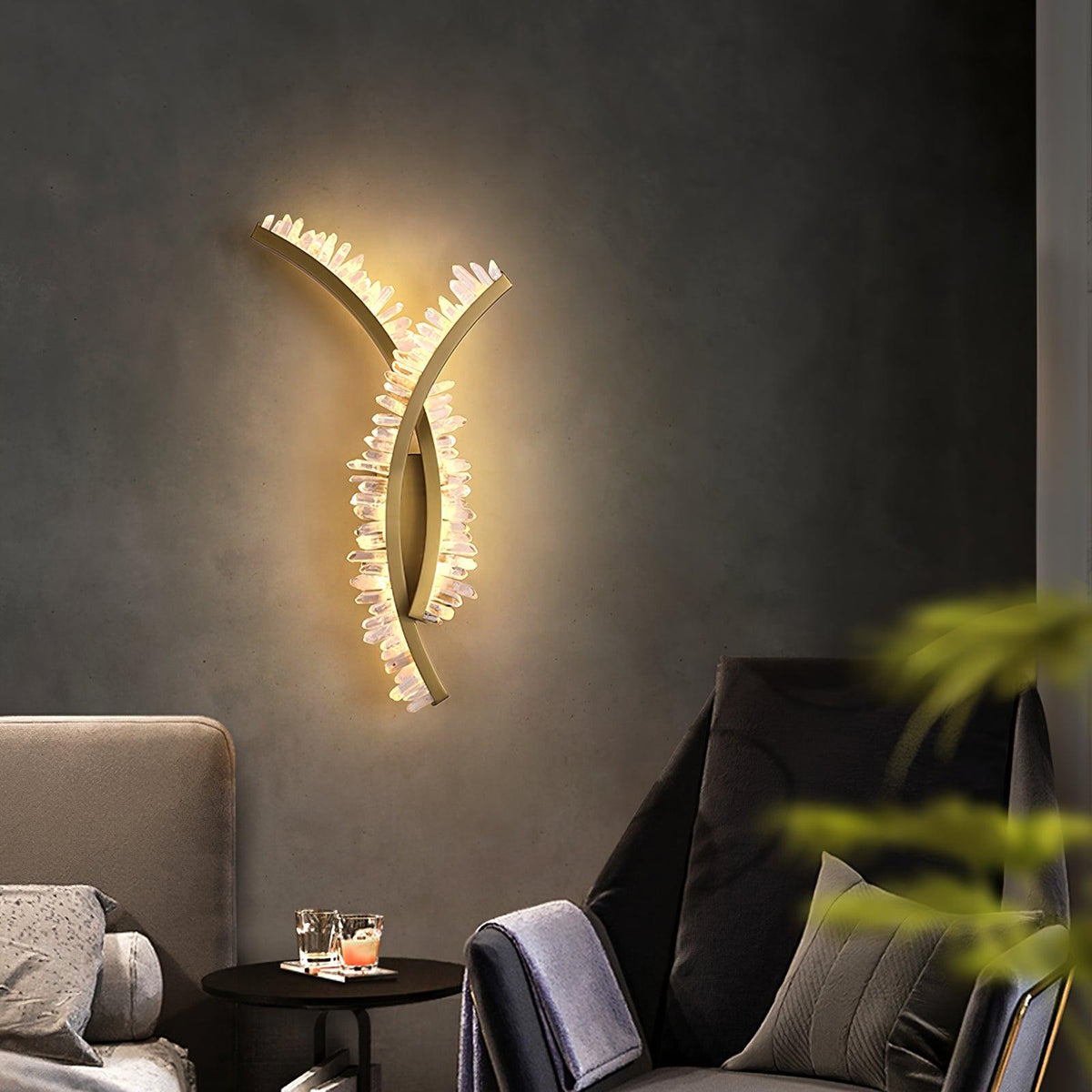 Celo aplică de perete din cristal, premium, în stil de artă nordică