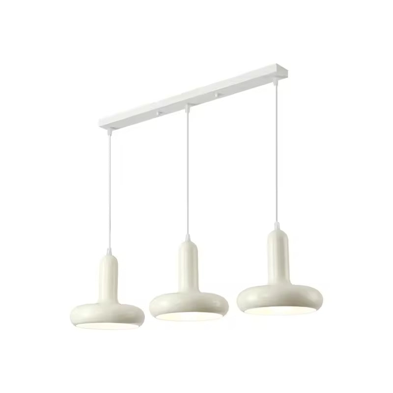 Arisha lampă suspendată crem și albă, modernă, minimalistă, pentru dormitor