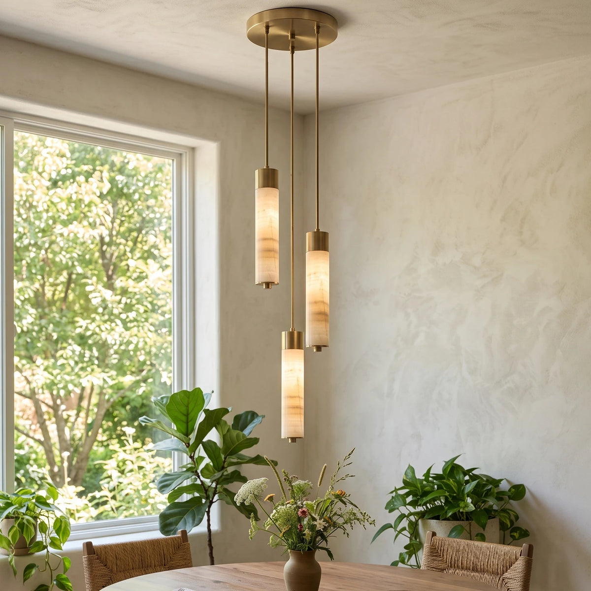 Harvenstone Candelabru cu coloane din alabastru