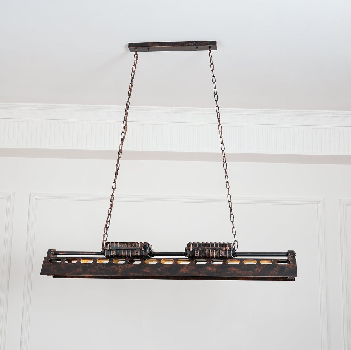 Noah candelabru  industrial Steampunk