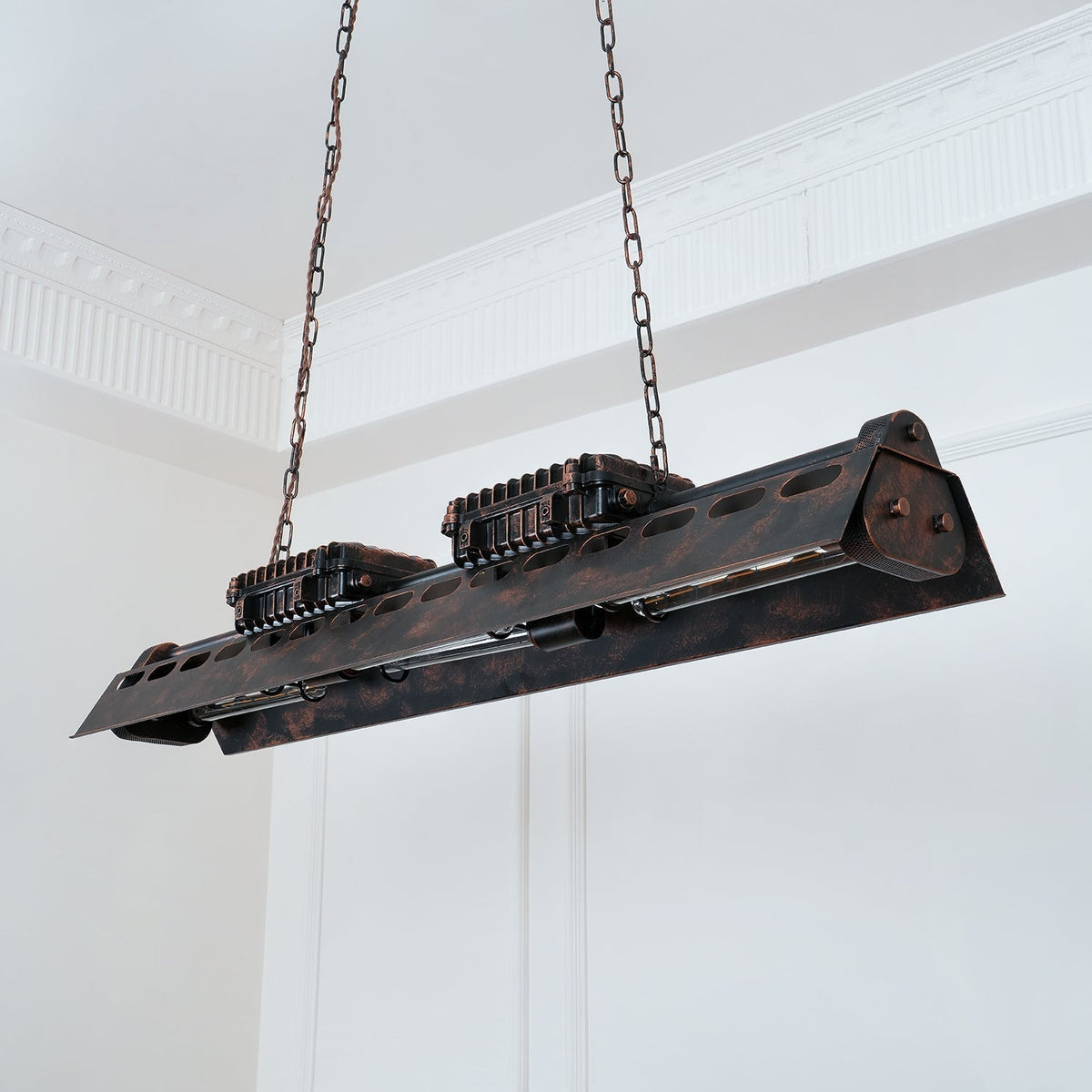 Noah candelabru  industrial Steampunk