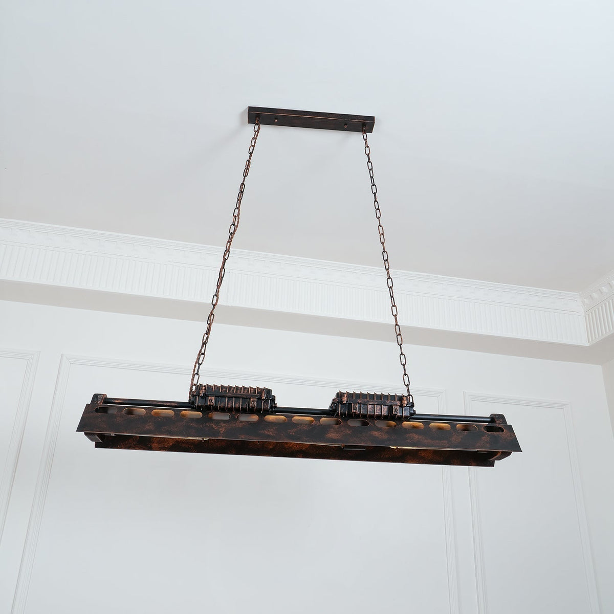 Noah candelabru  industrial Steampunk