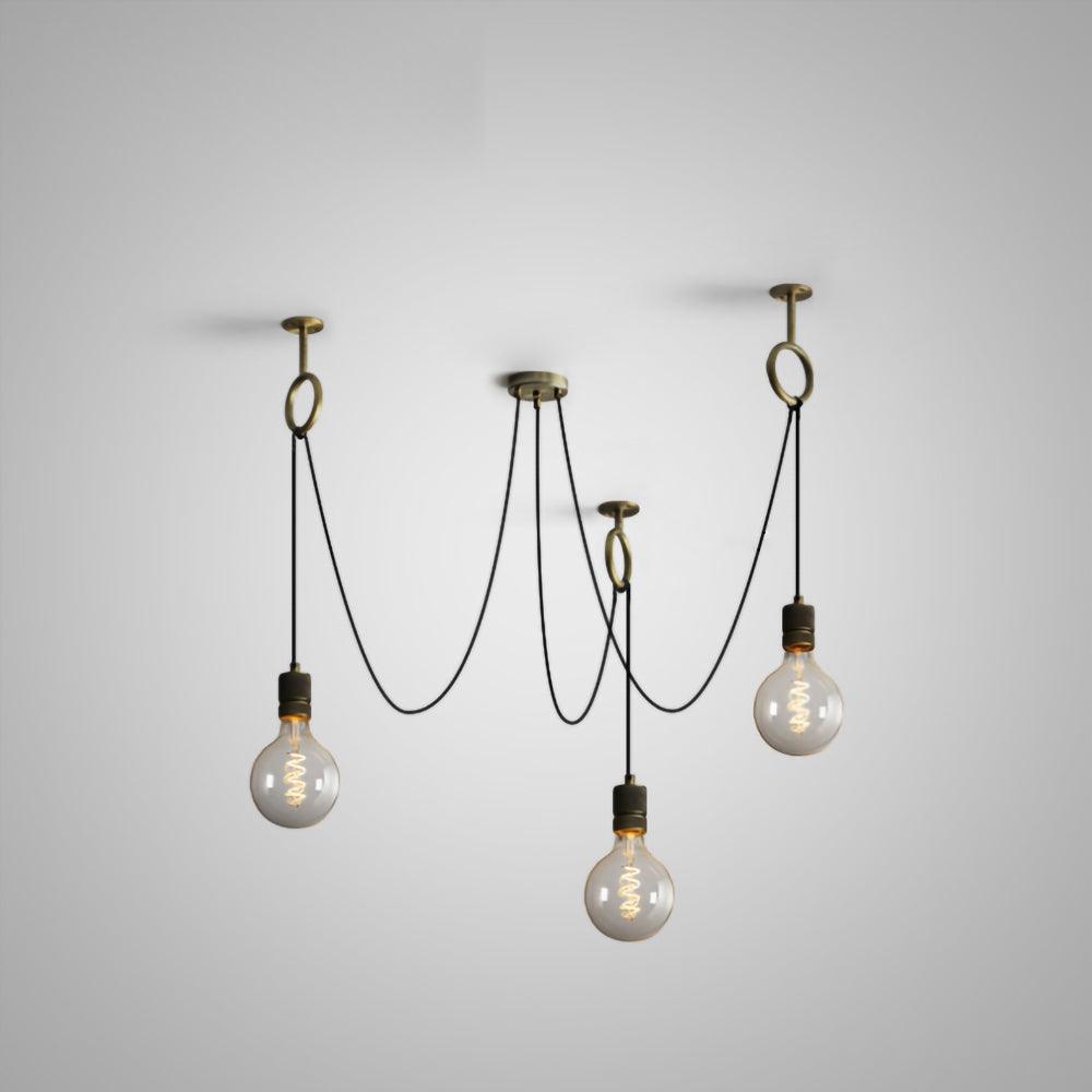 Miririne candelabru industrial Spider Suspendat Reglabil