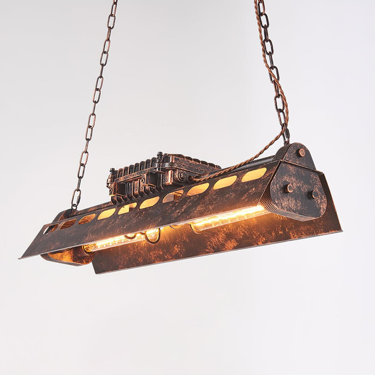 Noah candelabru  industrial Steampunk