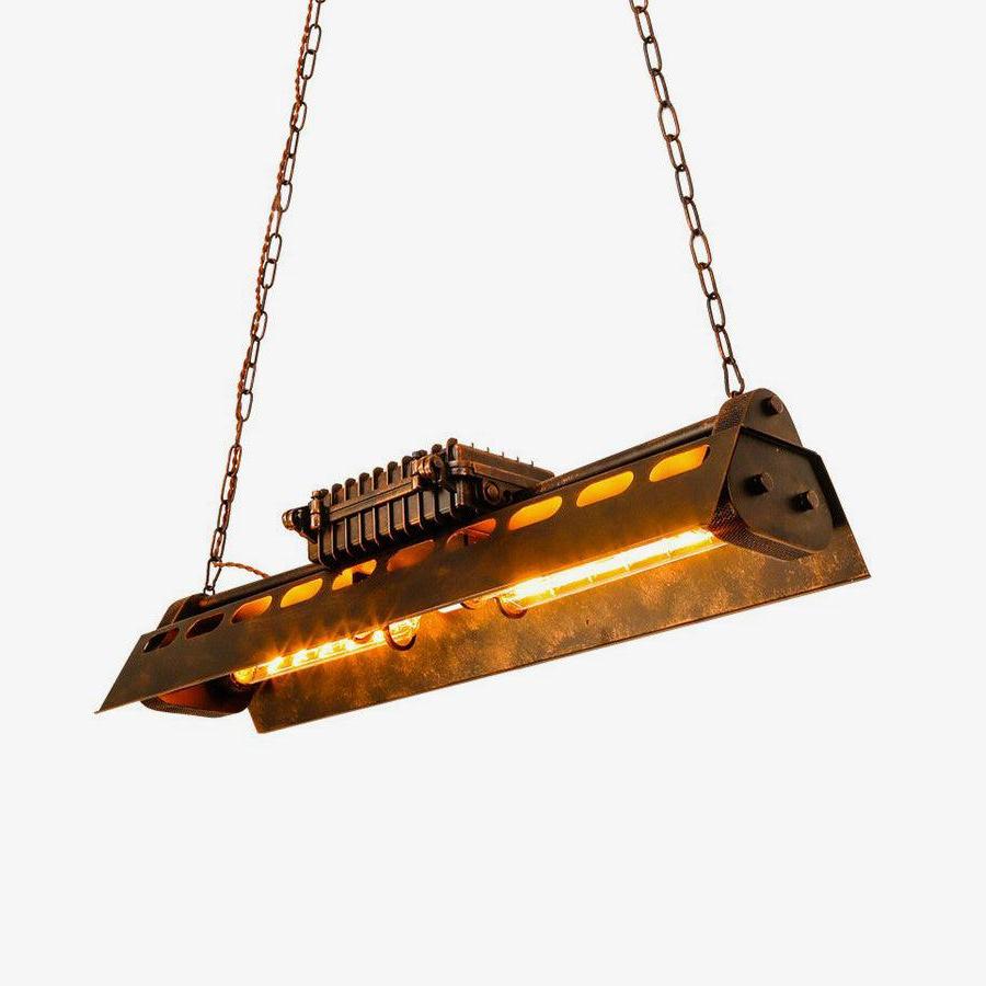 Noah candelabru  industrial Steampunk