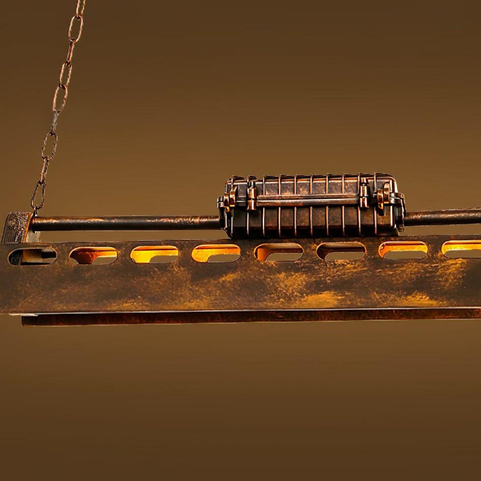 Noah candelabru  industrial Steampunk