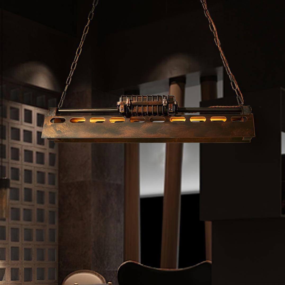 Noah candelabru  industrial Steampunk