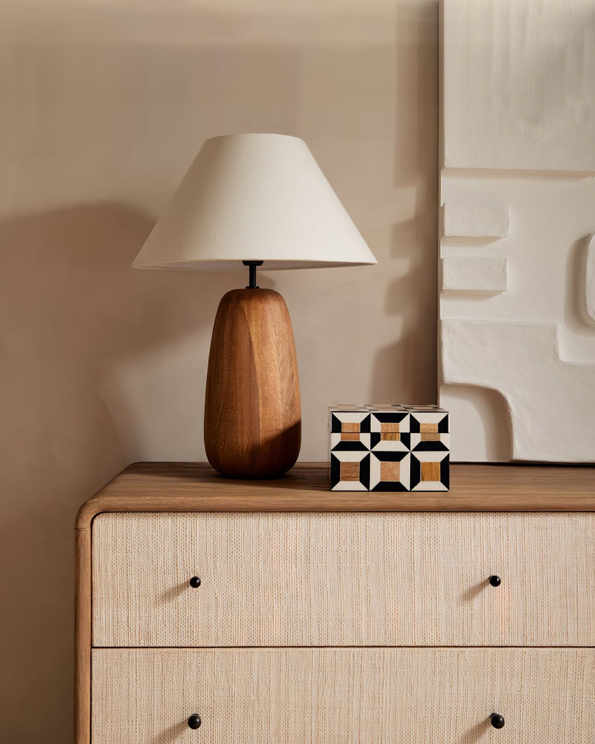 Lindenier lampă de masă din lemn