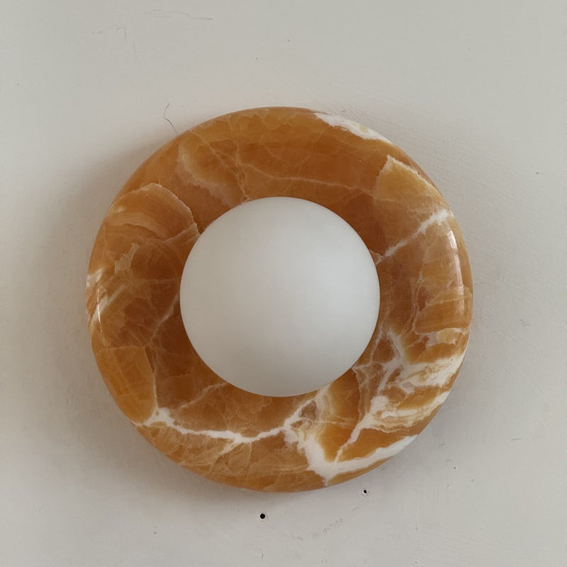 Renisenne aplică de perete galbenă din onix