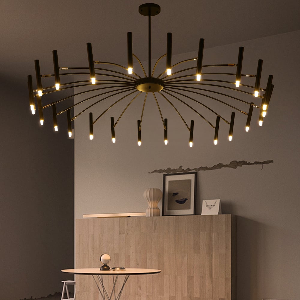 Lumaraine candelabru, industrial