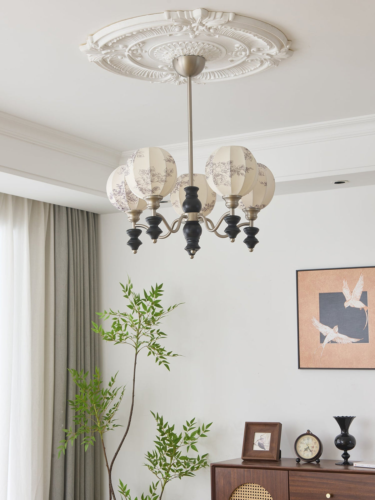 Osilan candelabru din lemn, tradițional, elegant, vintage