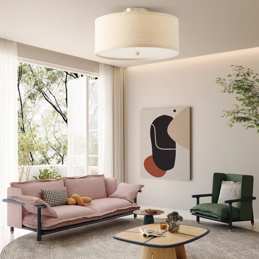 Qilvo lampă de tavan abajur in design simplu elegant