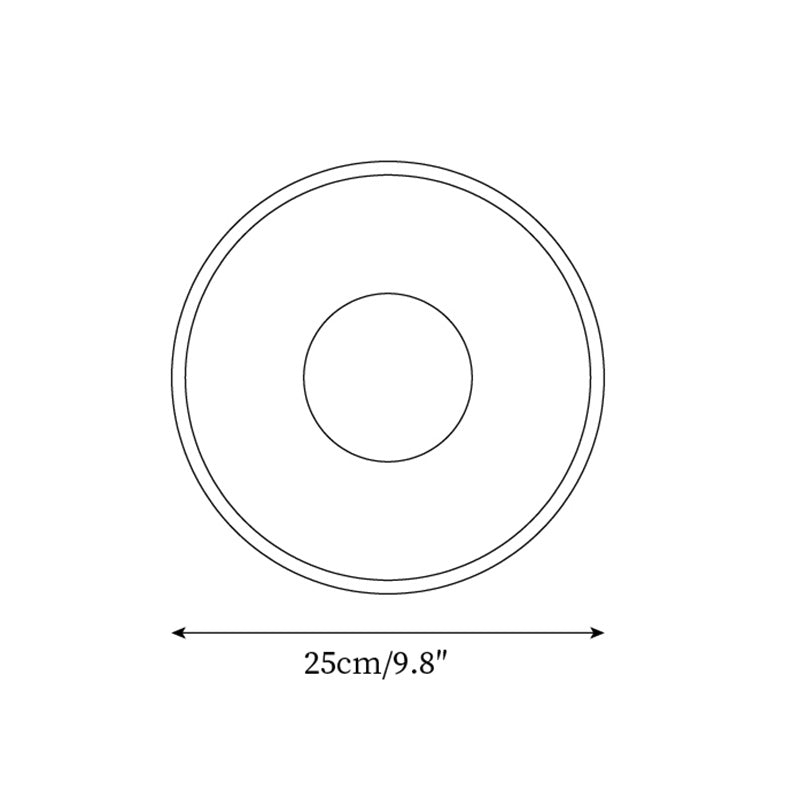 Norvian aplică de perete din travertin, minimalistă, rotundă
